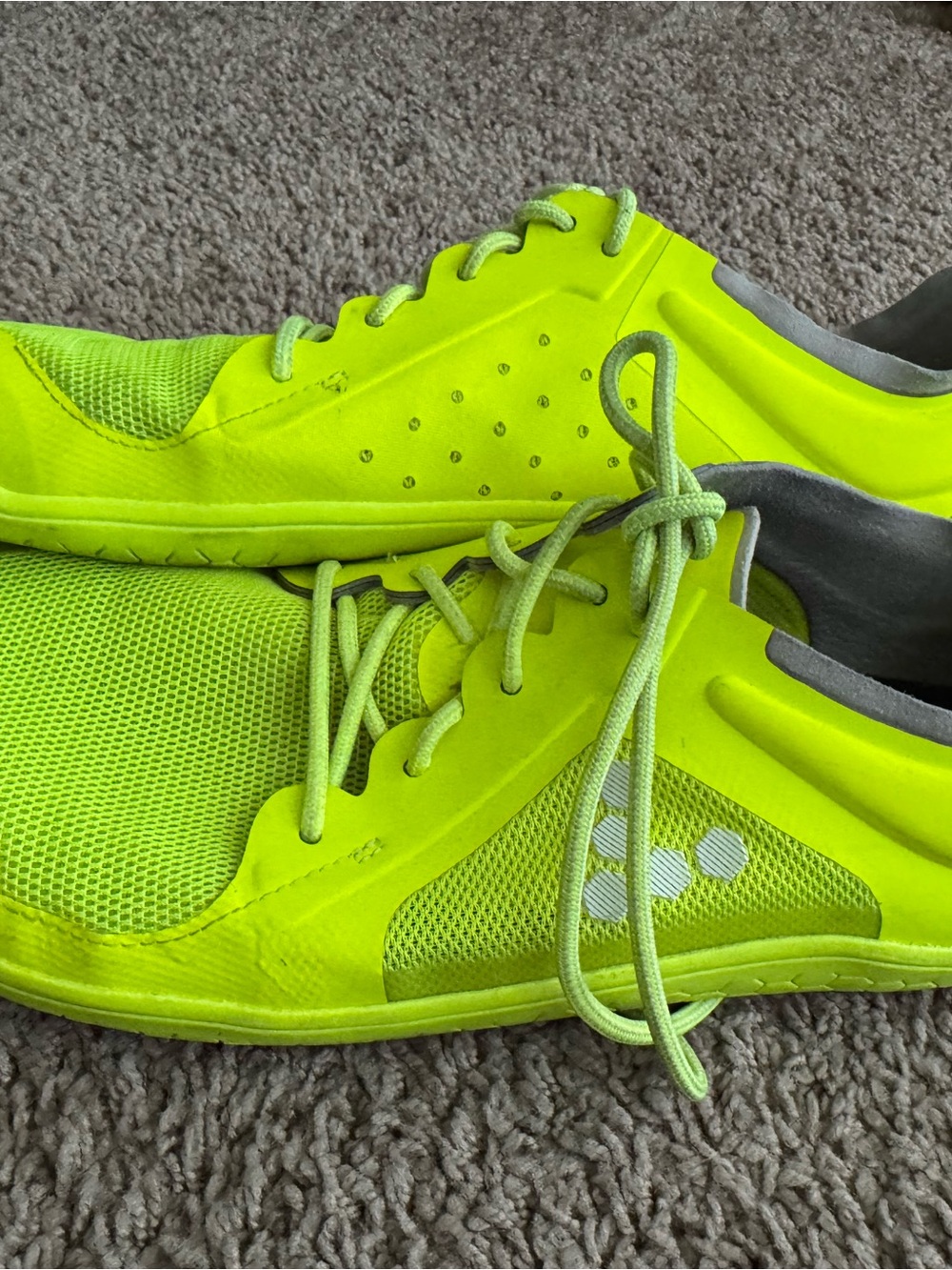 Vivo Barefoot Men's Neon Yellow Athletic Running Shoes